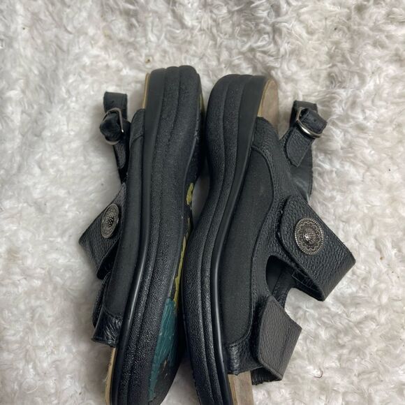 Dr. Comfort Lana Arch Support leather Black Adjustable Strap Sandals SZ9 - Picture 7 of 11